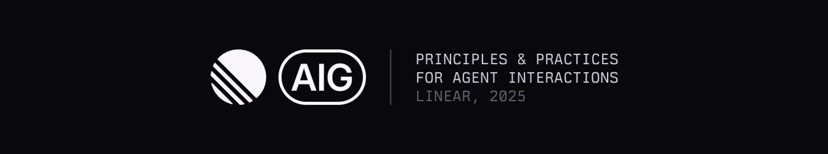 A footer image with a Linear logo and an AIG logo