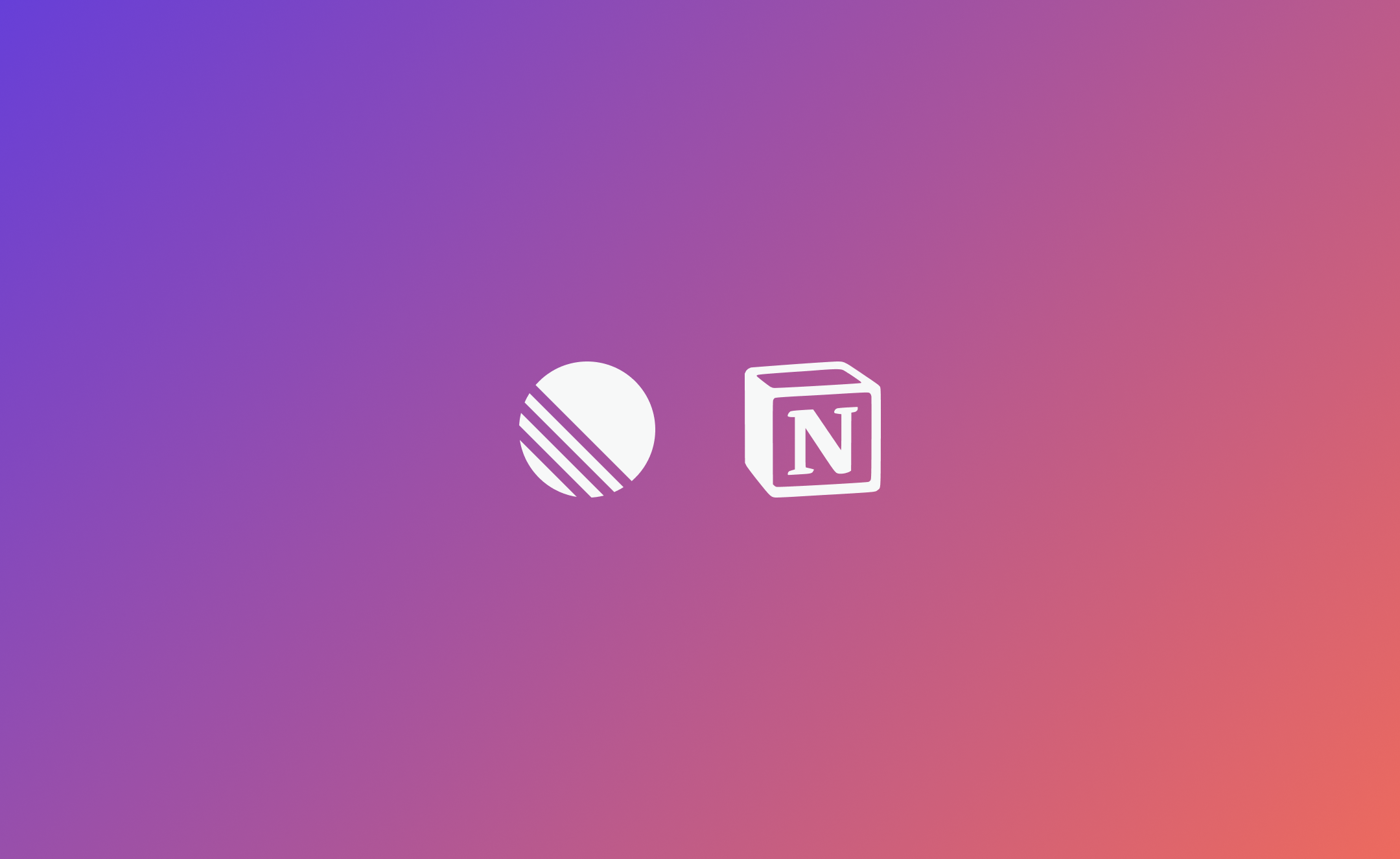 Linear logo next to Notion logo