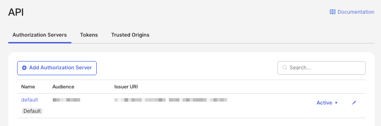 Okta API Settings for Authorization Server Issuer URL