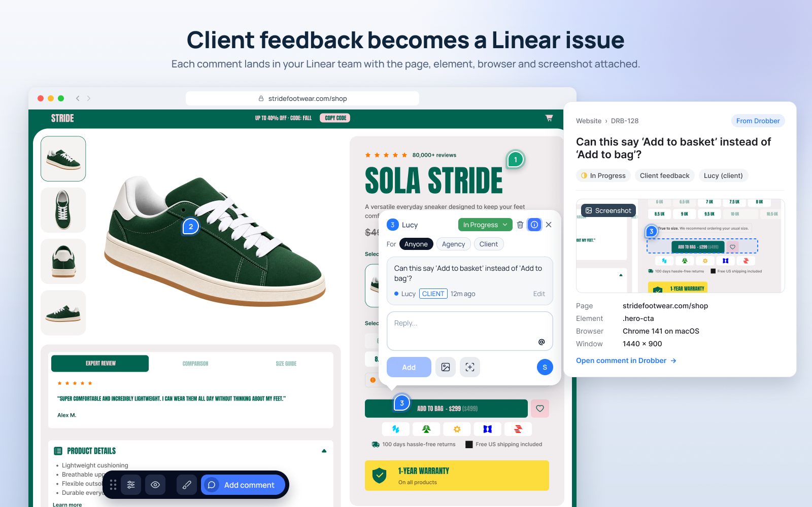 Client feedback becomes an issue