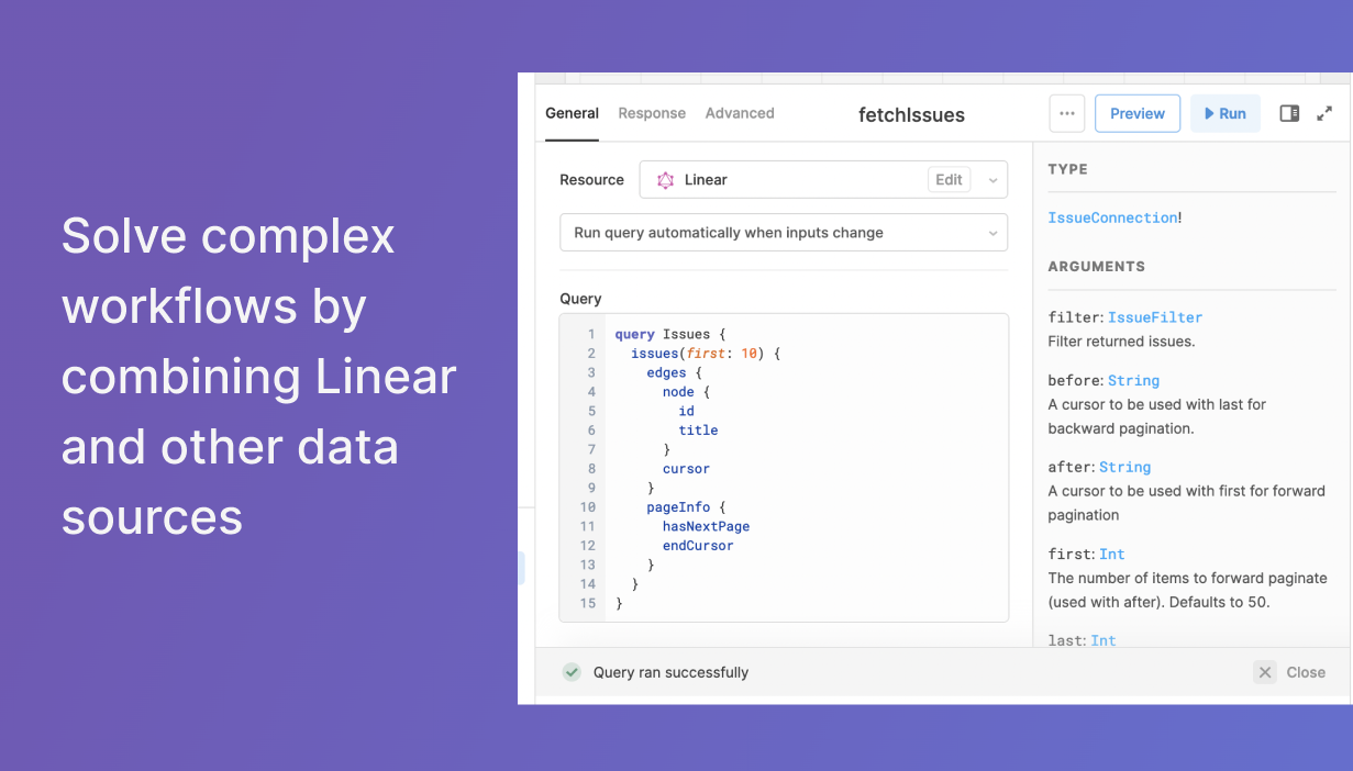 Solve complex workflows by combining Liner and other data sources