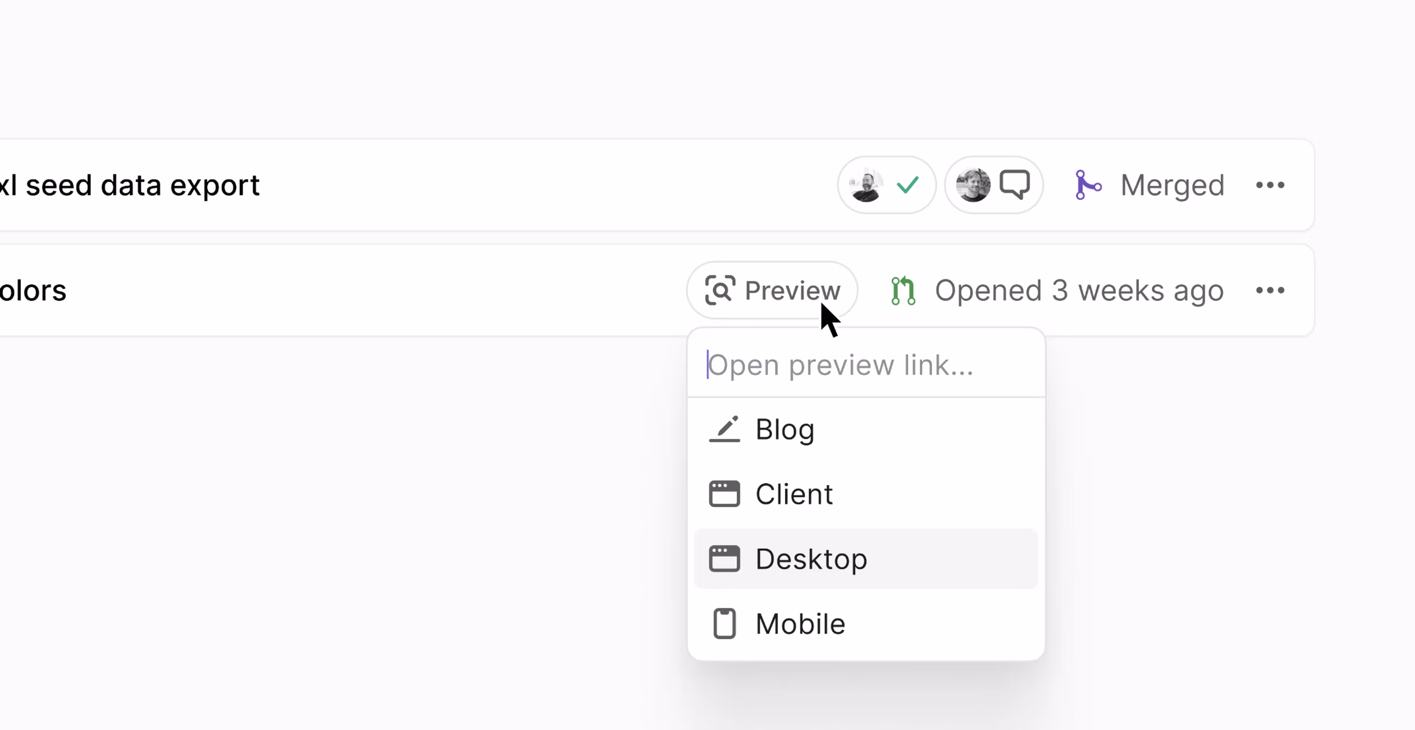 Preview links on a Linear issue