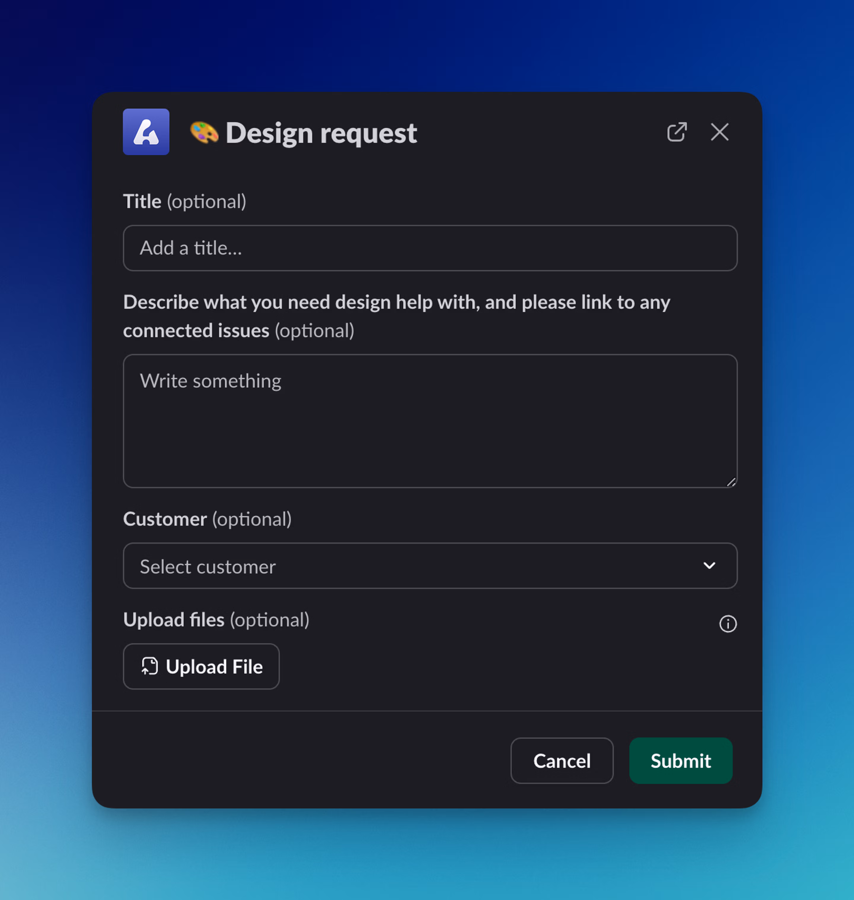 Design request Ask