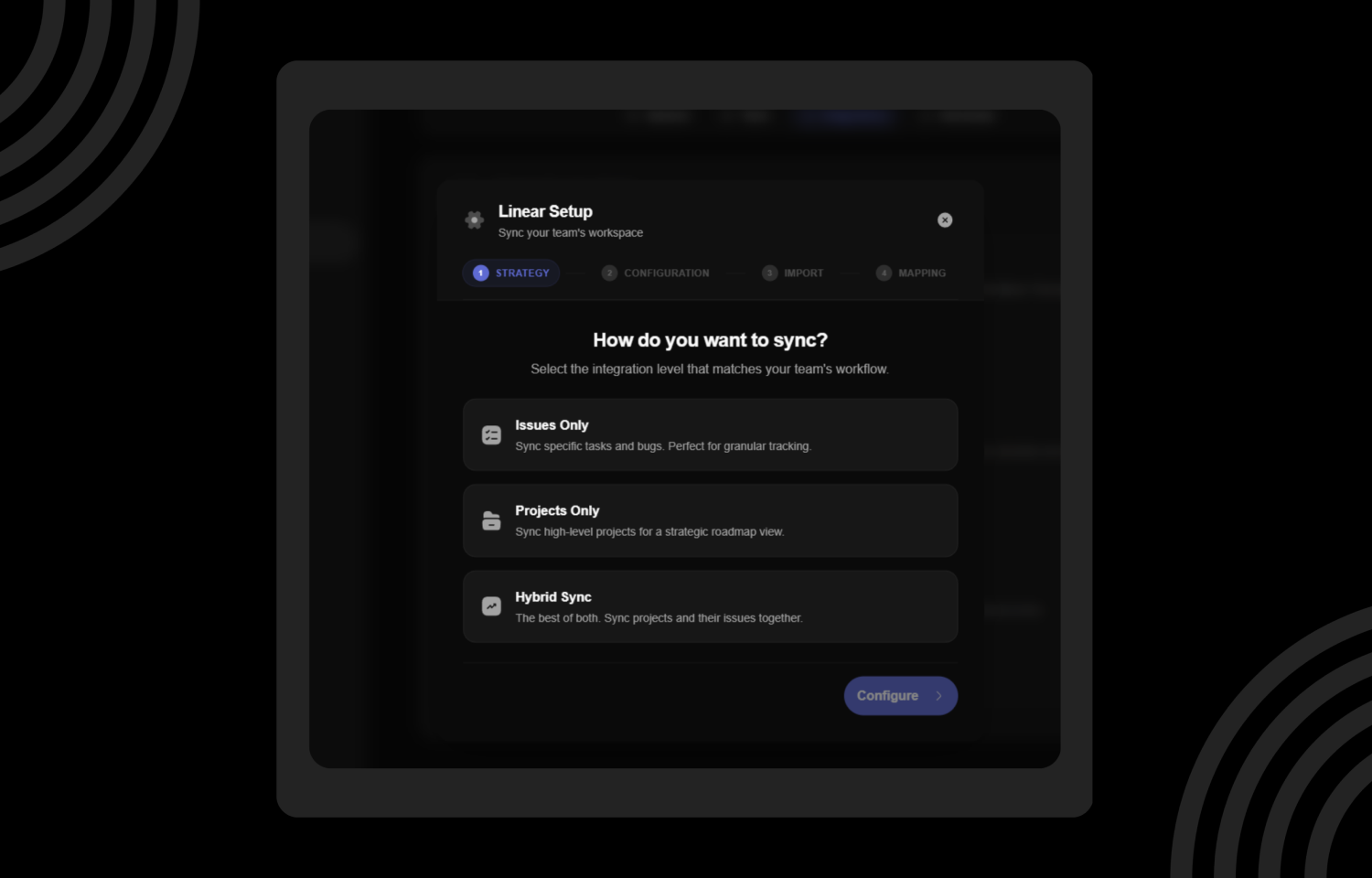 Feedvote syncing options to Linear