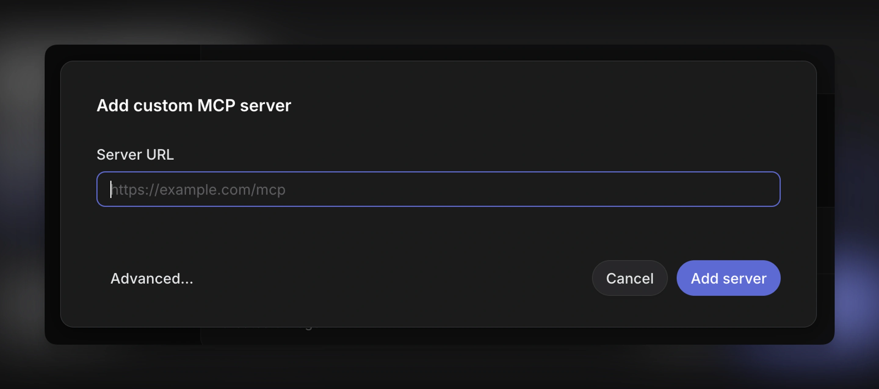 Custom server enablement