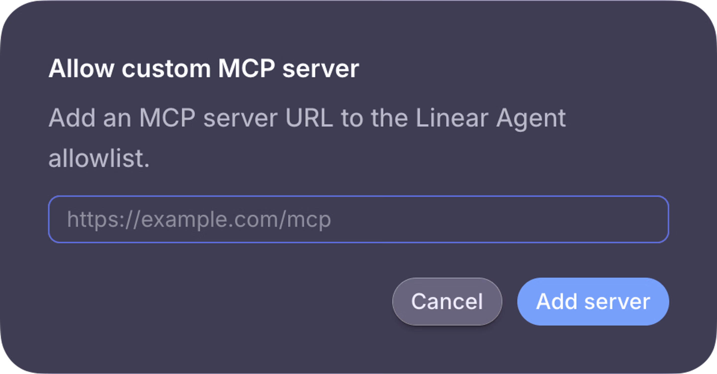 Custom server enablement