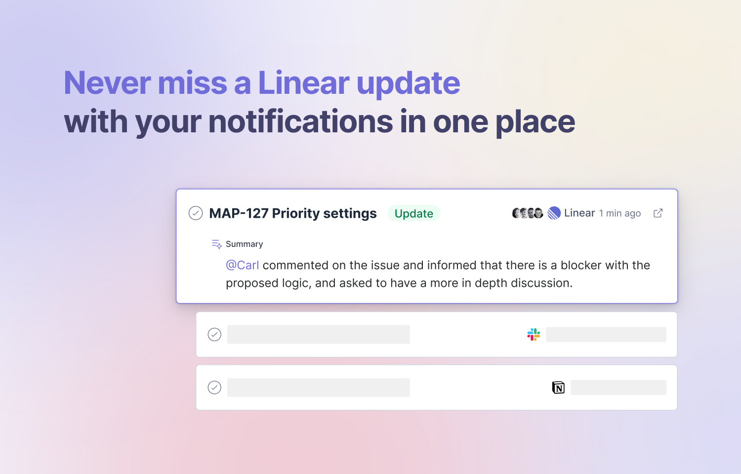 Linear updates in Spoke