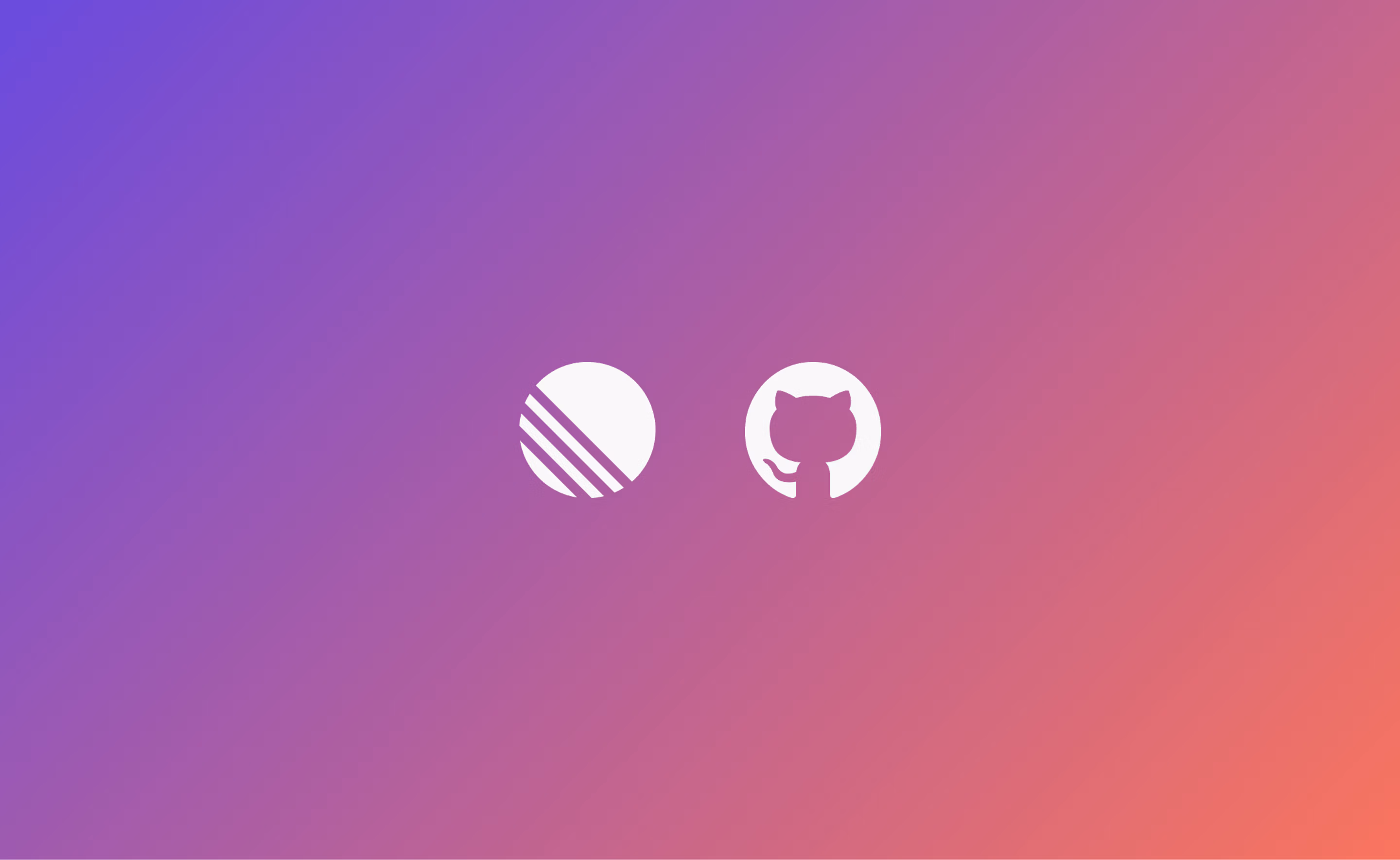 Linear logo and Github logo