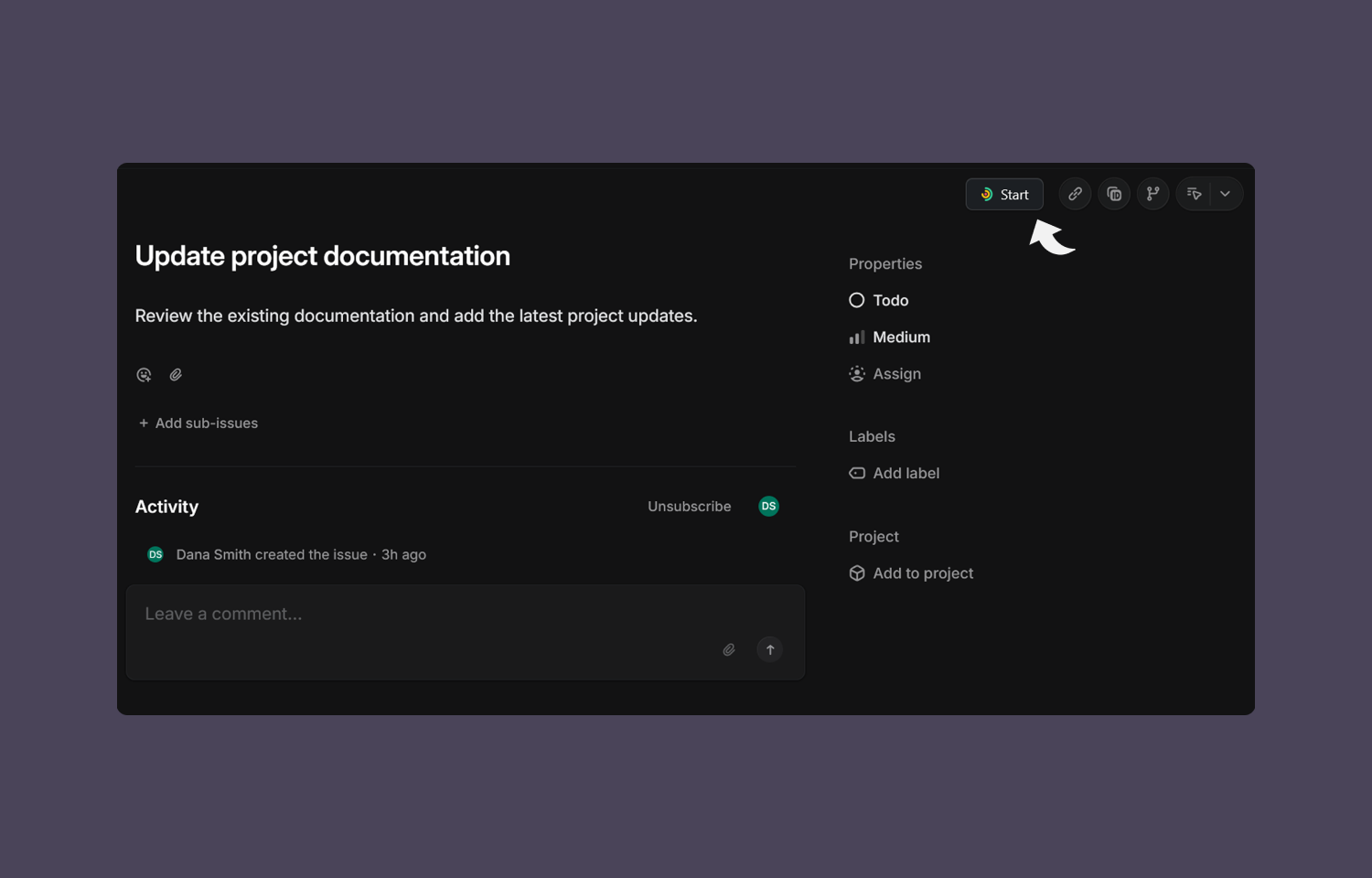traqq start timer button