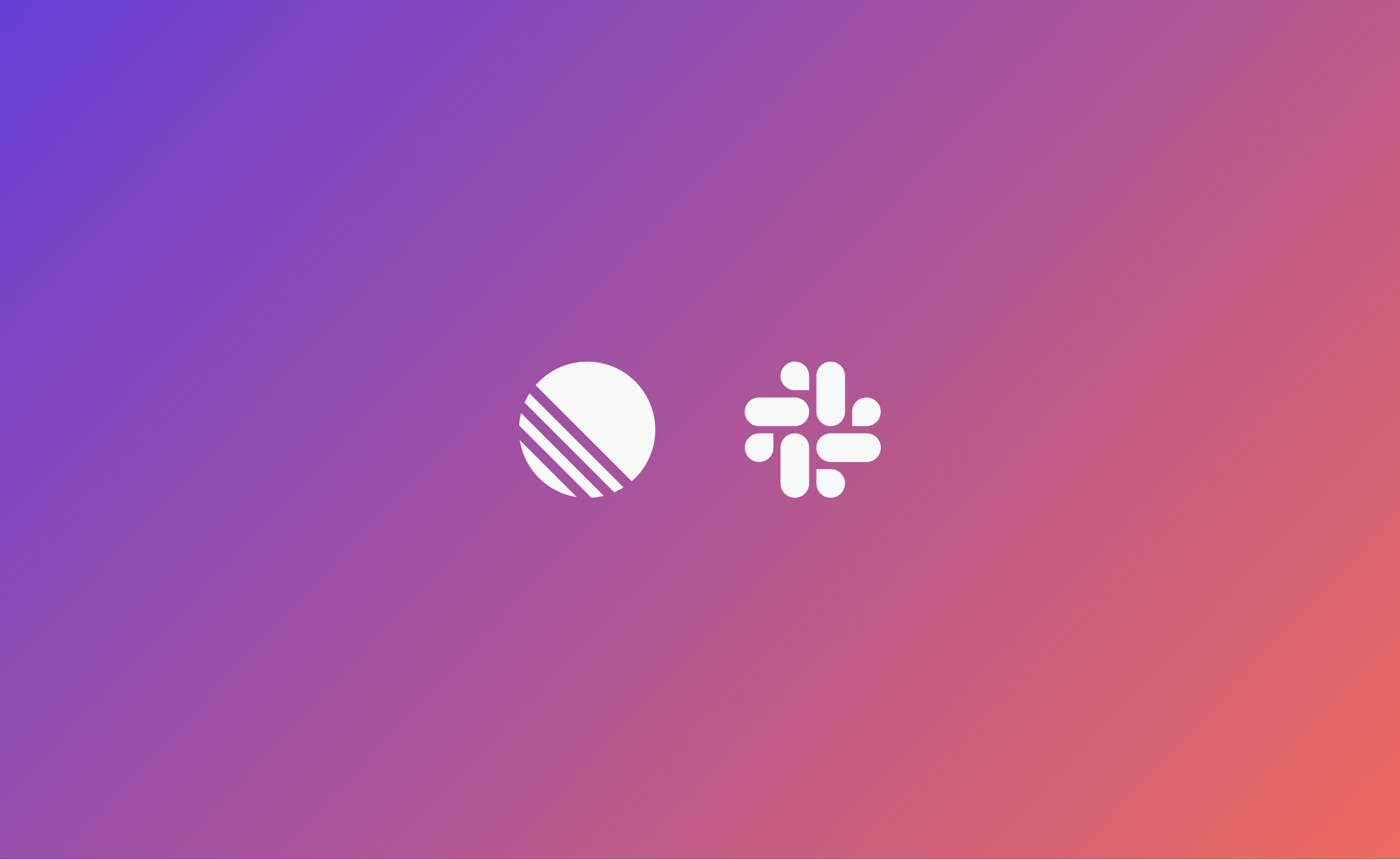 Linear logo and Slack logo