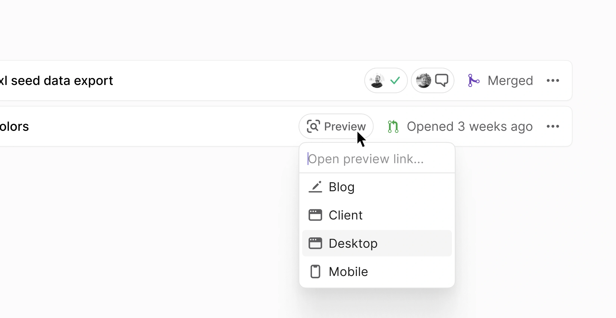 Preview links on a Linear issue