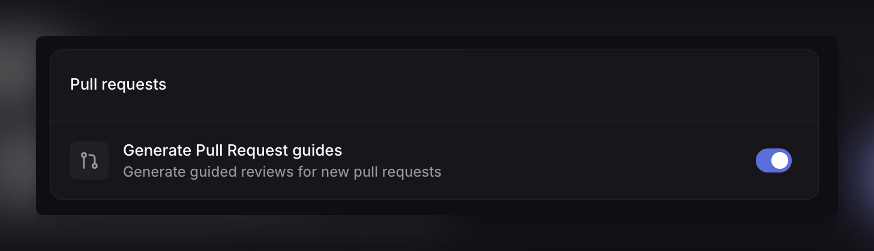 Disable guided reviews