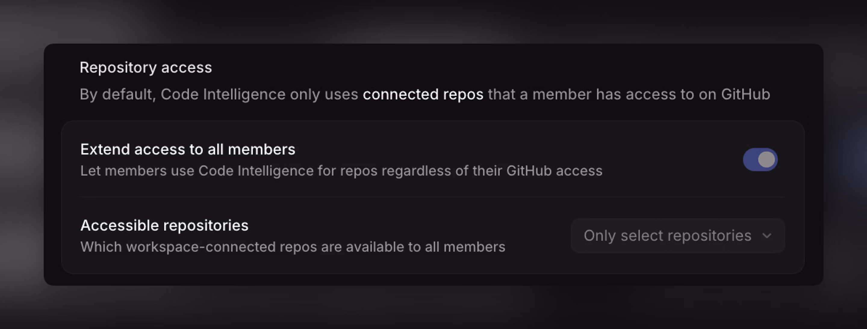 Extend Code Intelligence access to all members