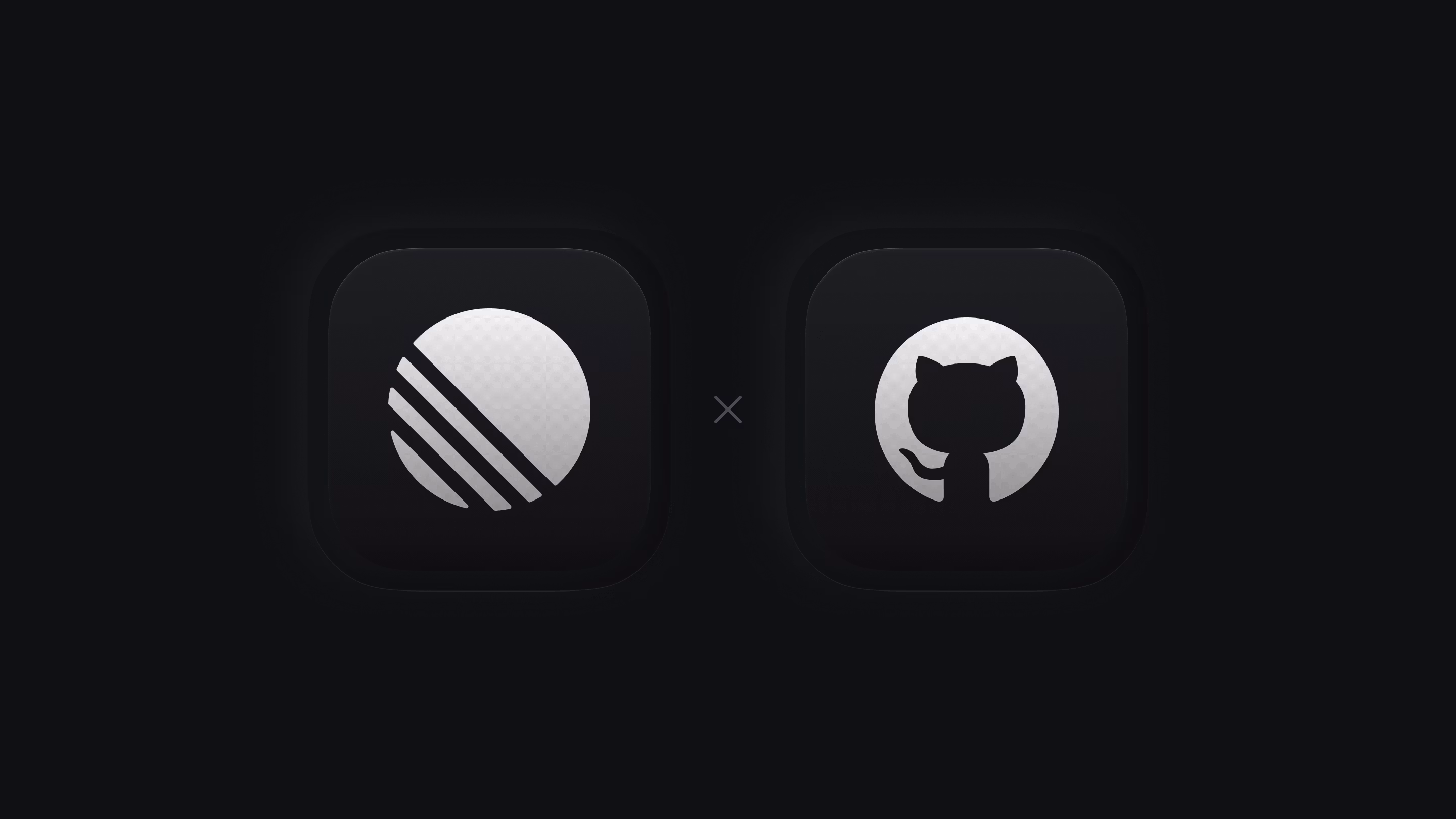 Linear logo and Github logo