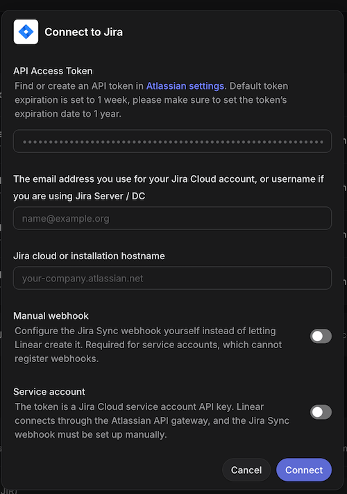 Configure Jira integration