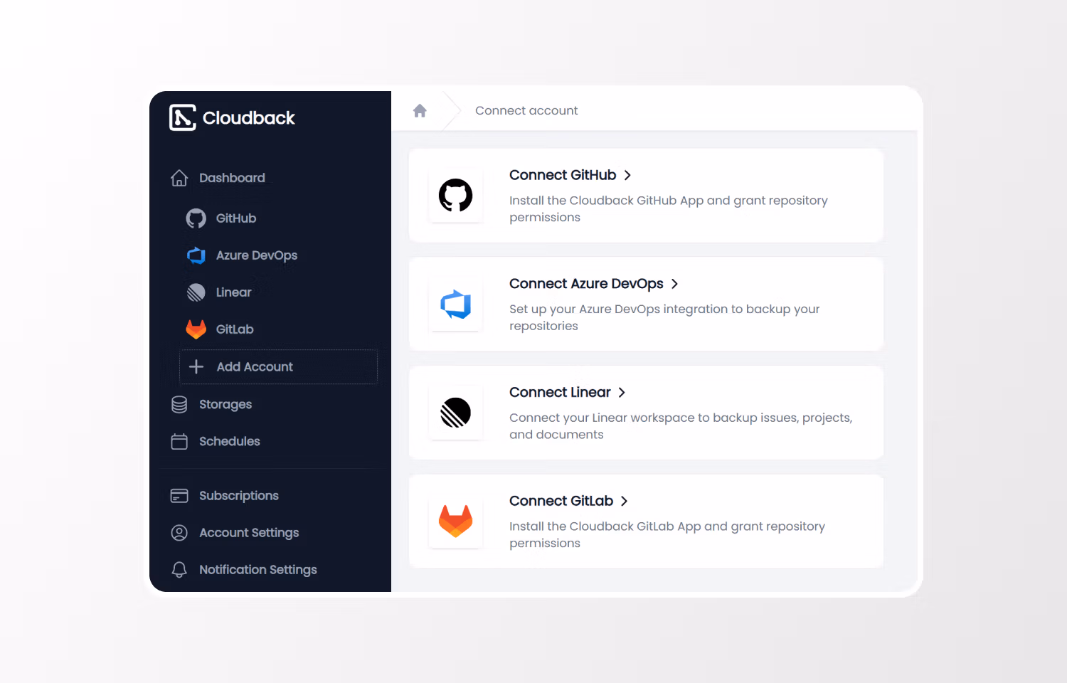 Connect Linear alongside GitHub, GitLab, and Azure DevOps