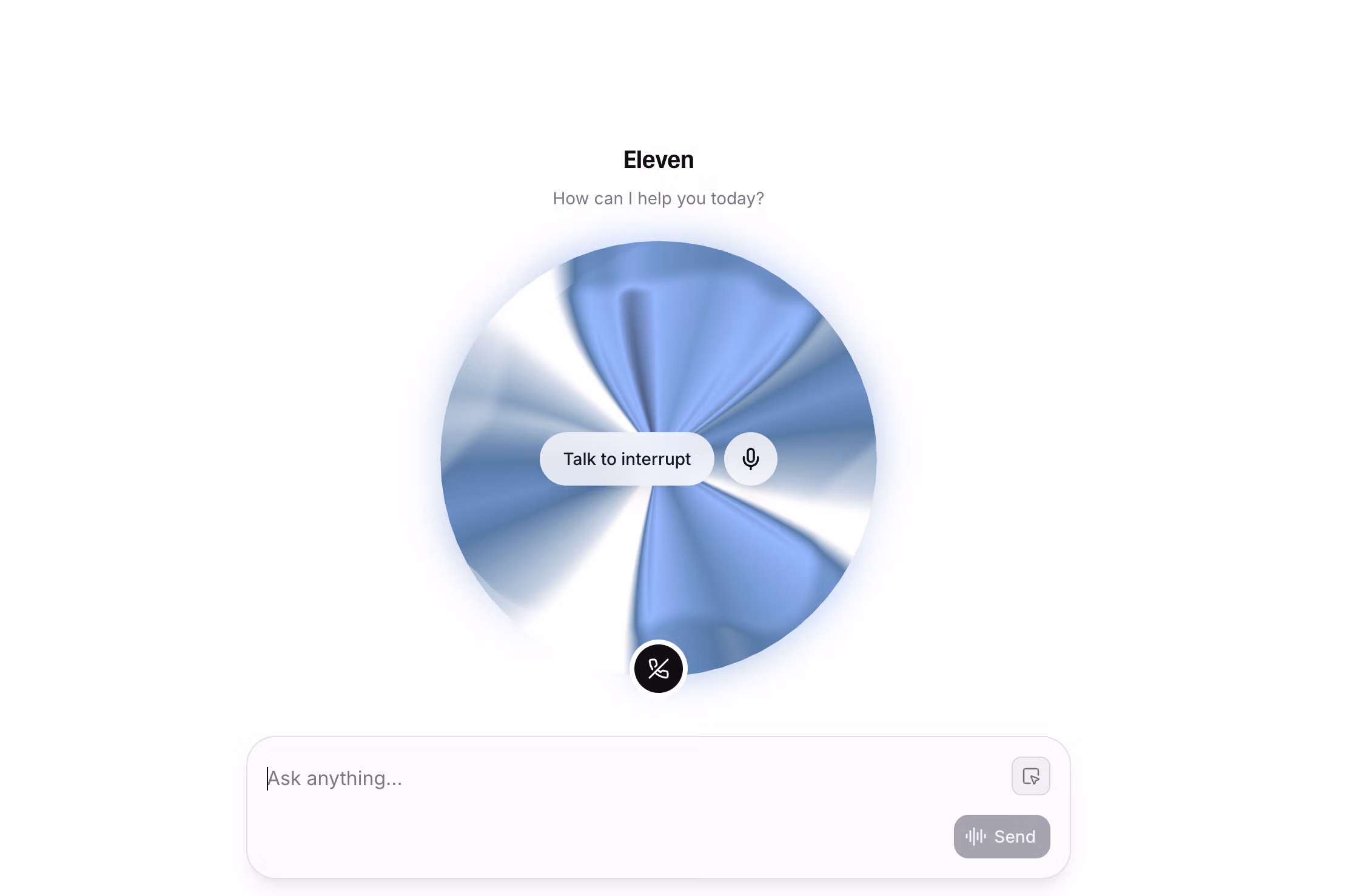 11.ai interface