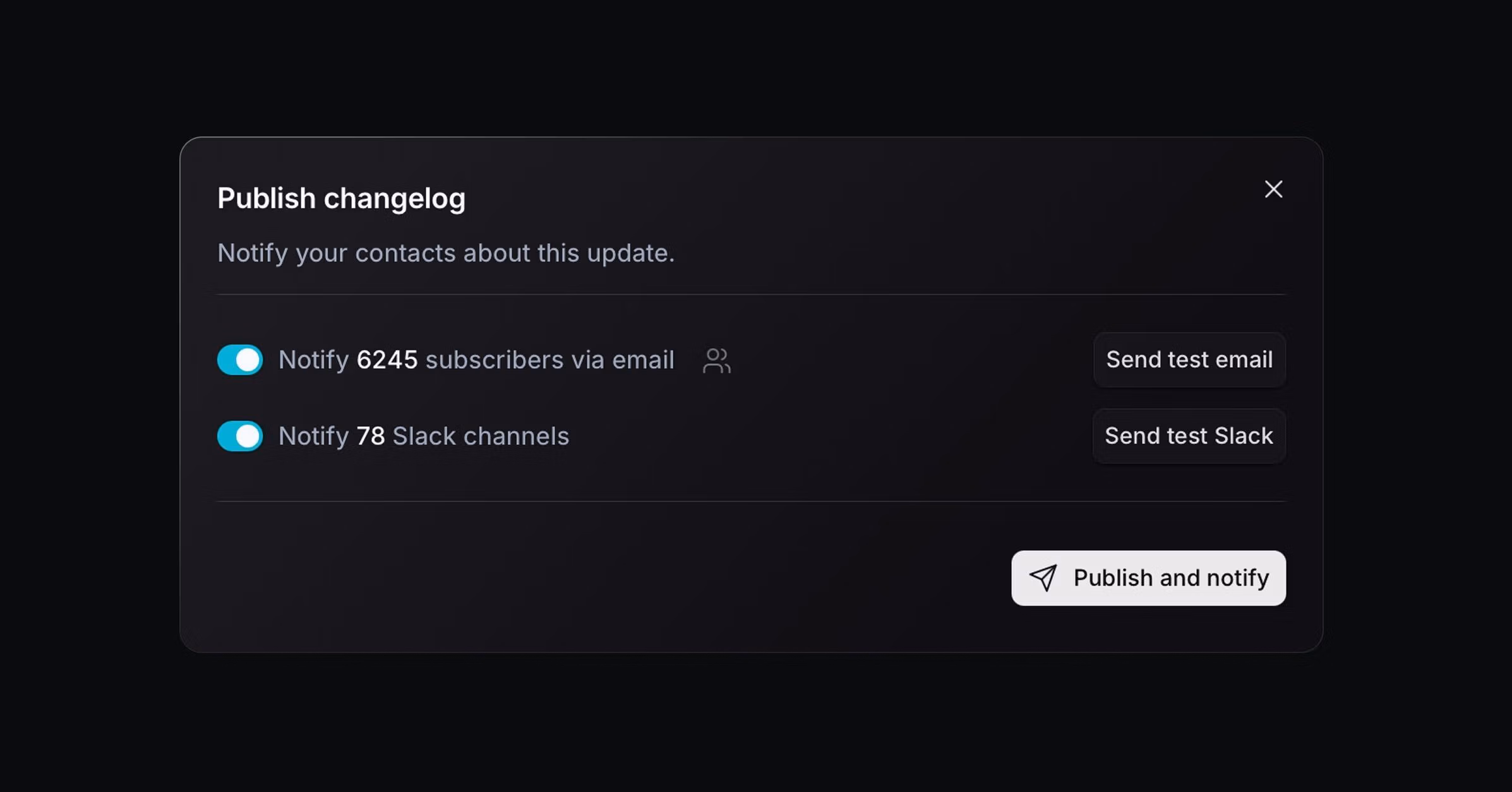 A changelog for the completed Linear project "Add Linear issues to changelog".