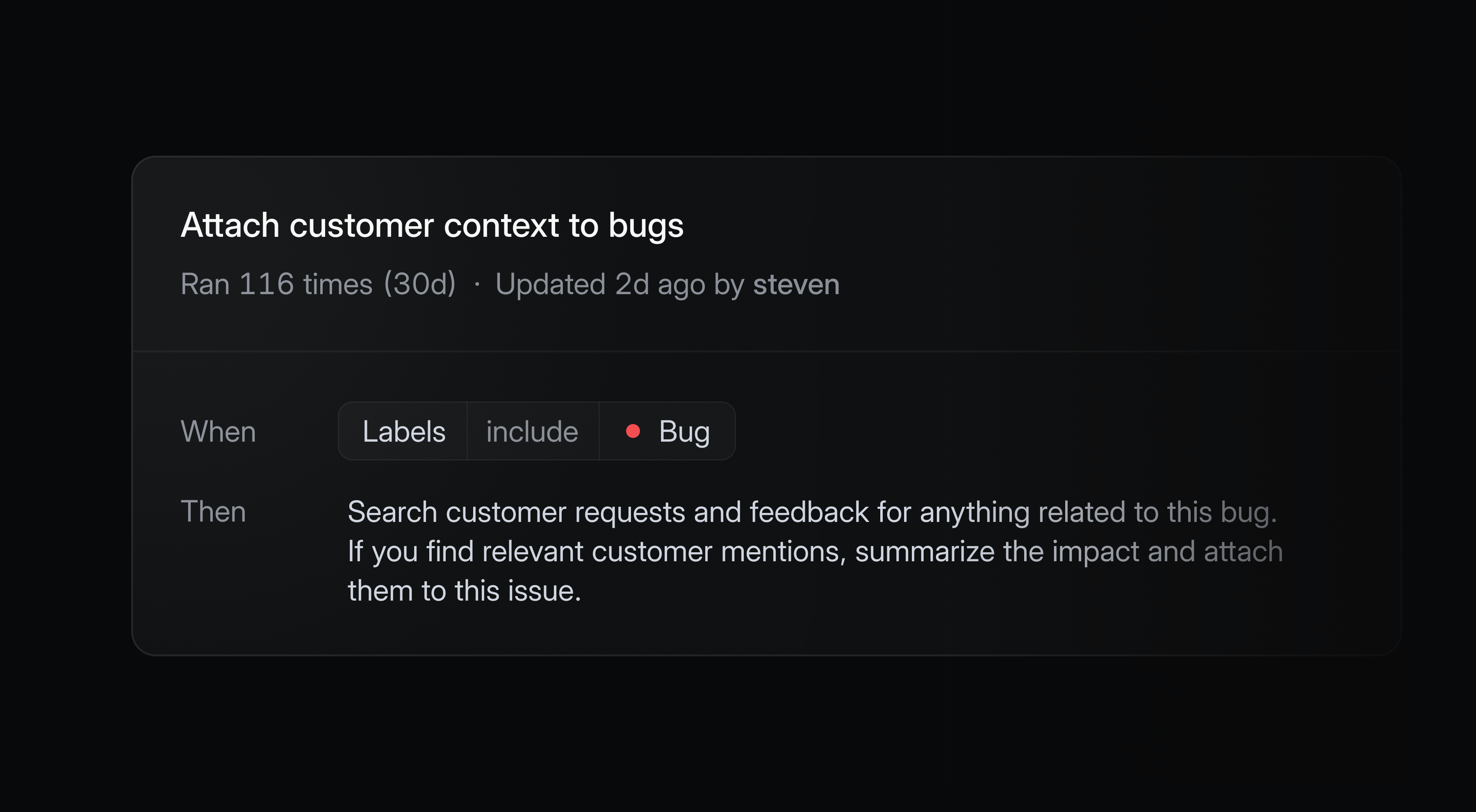 Linear Agent - automatic triage: issues created with context, priority, and assignments already set